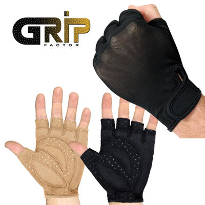 StylePlus-Grip-Factor-Spandex-Guard-Tan-Black-Gloves