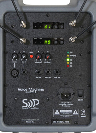 Sound Projections Voice Machine VM-2 Dual Bodypack Wireless Package-SOUND PROJECTIONS-SMITH WALBRIDGE BAND PRODUCTS