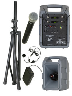 Sound Projections Voice Machine VM-2 Dual Handheld & Bodypack Wireless Package-SOUND PROJECTIONS-SMITH WALBRIDGE BAND PRODUCTS