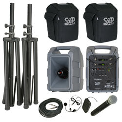 Sound Projections Voice Machine VM-2 Dual Handheld & Bodypack Wireless Deluxe Package-SOUND PROJECTIONS-SMITH WALBRIDGE BAND PRODUCTS