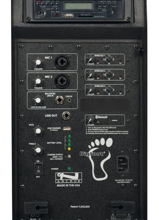 Anchor Audio Bigfoot Triple Package with 3 wireless mic systems-Anchor Audio-SMITH WALBRIDGE BAND PRODUCTS