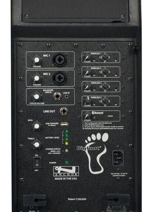 Anchor Audio Bigfoot Quad Package with 4 wireless mic systems-Anchor Audio-SMITH WALBRIDGE BAND PRODUCTS