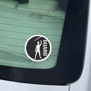 Color Guard Window Decal - Male-SMITH WALBRIDGE BAND PRODUCTS-SMITH WALBRIDGE BAND PRODUCTS
