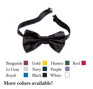 Solid Bow Tie-SW Concert Wear-SMITH WALBRIDGE BAND PRODUCTS