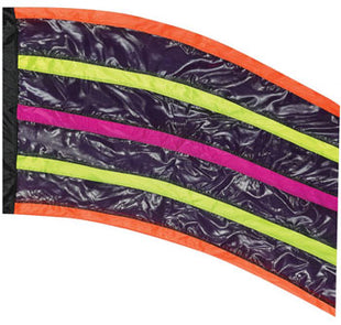 Crystal Glass Lamé Color Guard Flag #303-Styleplus-SMITH WALBRIDGE BAND PRODUCTS