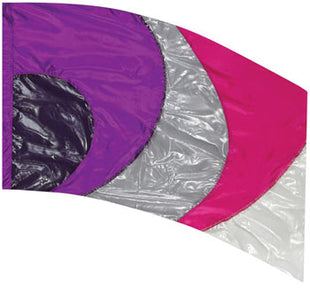 Crystal Glass Lamé Color Guard Flag #308-Styleplus-SMITH WALBRIDGE BAND PRODUCTS