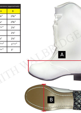 StylePlus Traditional-Majorette Boots (vinyl) BLACK -Styleplus-SMITH WALBRIDGE BAND PRODUCTS
