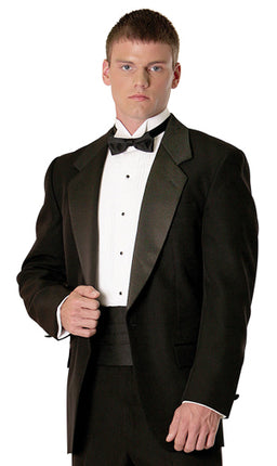 Concert Wear Tuxedo Jacket- Black
