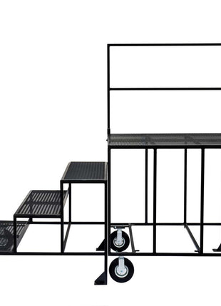 Mobile Stage Box Stair Unit for marching field shows- by Corps Design-Corps Design-SMITH WALBRIDGE BAND PRODUCTS