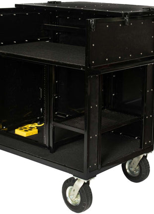 Standard 12U Mixer Cart for Marching Band - by Corps Design-Corps Design-SMITH WALBRIDGE BAND PRODUCTS