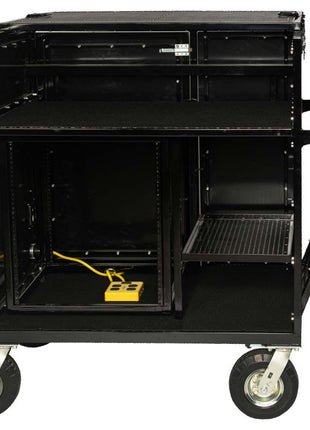 Standard 12U Mixer Cart for Marching Band - by Corps Design-Corps Design-SMITH WALBRIDGE BAND PRODUCTS