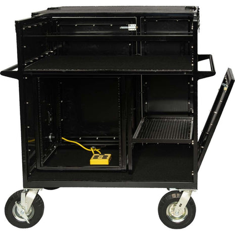 Standard 12U Mixer Cart for Marching Band - by Corps Design-Corps Design-SMITH WALBRIDGE BAND PRODUCTS