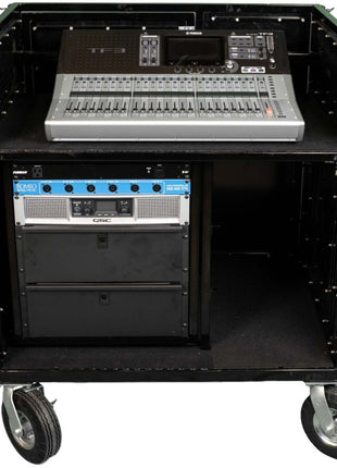 Standard 12U Mixer Cart for Marching Band - by Corps Design-Corps Design-SMITH WALBRIDGE BAND PRODUCTS