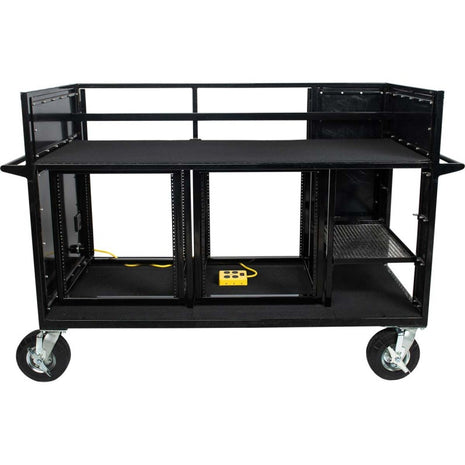 Standard 24U Mixer Cart for Marching Band - by Corps Design-Corps Design-SMITH WALBRIDGE BAND PRODUCTS