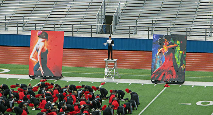 Band Ramp Props Custom Vinyl Props for Marching Band & Winter Guard