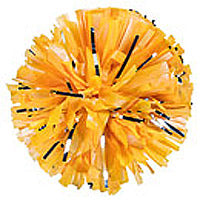 Stock Solid Color With Metallic Silver Glitter Pom-Pepco Poms-SMITH WALBRIDGE BAND PRODUCTS