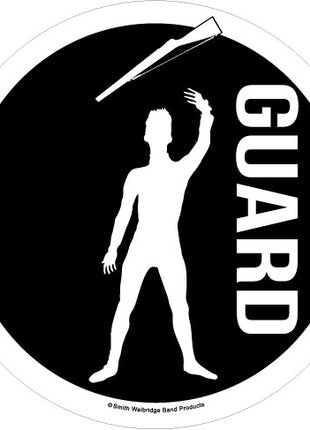 Color Guard Window Decal - Male-SMITH WALBRIDGE BAND PRODUCTS-SMITH WALBRIDGE BAND PRODUCTS