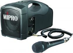 Mipro MS-101c Personal PA System with wired handheld microphone-Mipro-SMITH WALBRIDGE BAND PRODUCTS