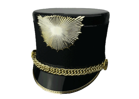 Military Academy Shako - 2061 Marching Headwear-SHAKOMASTER-SMITH WALBRIDGE BAND PRODUCTS