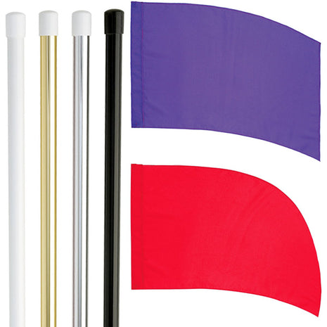 DSI Flag Pole and PCS Practice Flag Bundle-Director's Showcase-SMITH WALBRIDGE BAND PRODUCTS