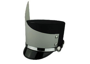 Shako with Permanent Attachment - 4085 Marching Headwear-SHAKOMASTER-SMITH WALBRIDGE BAND PRODUCTS