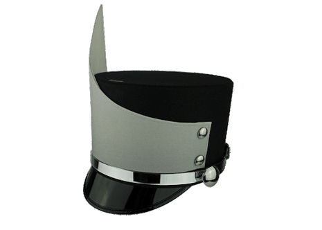 Shako with Permanent Attachment - 4085 Marching Headwear-SHAKOMASTER-SMITH WALBRIDGE BAND PRODUCTS