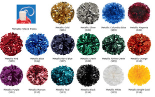 Stock Metallic Youth Cheerleading Pom-Pepco Poms-SMITH WALBRIDGE BAND PRODUCTS