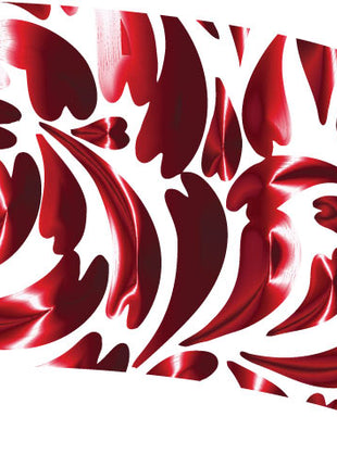 Custom Standard Digital Guard Flag SW144 - Abstract heart-Winter Guard Tarps-SMITH WALBRIDGE BAND PRODUCTS