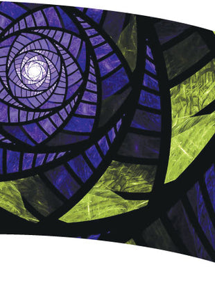 Custom Standard Digital Guard Flag SW160 - Fractal-Winter Guard Tarps-SMITH WALBRIDGE BAND PRODUCTS