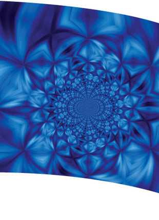 Custom Standard Digital Guard Flag SW166 - kaleidoscope-Winter Guard Tarps-SMITH WALBRIDGE BAND PRODUCTS