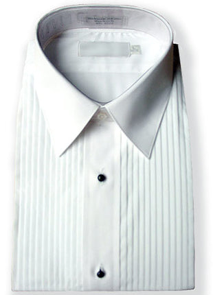 lay down collar tuxedo shirt for women
