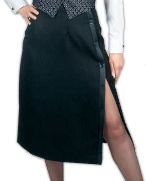 Side Slit - Concert Tuxedo Skirt-SW Concert Wear-SMITH WALBRIDGE BAND PRODUCTS