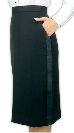 Below the knee - Concert Tuxedo Skirt-SW Concert Wear-SMITH WALBRIDGE BAND PRODUCTS