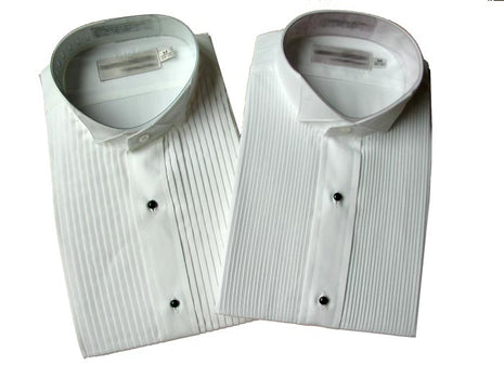 Concert Wear Men's Tuxedo Shirt- Banded collar-SW Concert Wear-SMITH WALBRIDGE BAND PRODUCTS